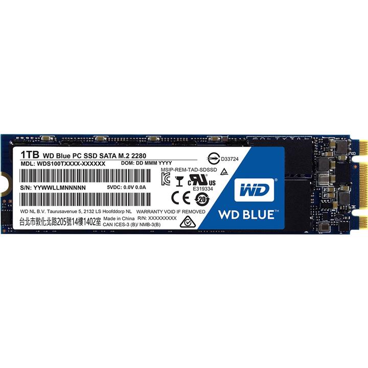 حافظه SSD وسترن دیجیتال مدل BLUE WDS100T1B0B ظرفیت 1 ترابایت Western Digital BLUE WDS100T1B0B SSD Drive - 1TB